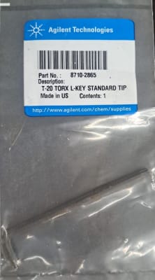 T-20 TORX L-KEY STANDARD TIP-AGILENT TECHNOLOGIES, 8710-2865 (INC IGV)