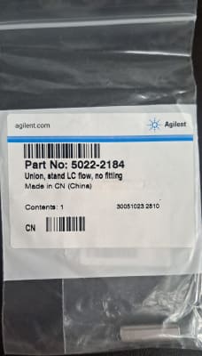 UNION STAND LC FLOW NO FITTING-AGILENT TECHNOLOGIES, 5022-2184 (INC IGV)