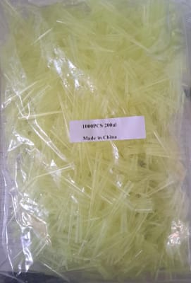 PUNTAS AMARILLAS 200 UL (BOLSA 1000 UND)- GENERICO (INC IGV)