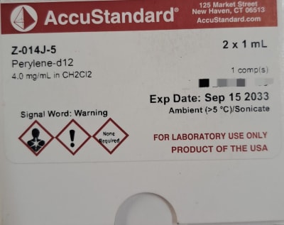 PERYLENE-D12 2 X 1 ML-ACCUSTANDARD, Z-014J-5 (INC IGV)