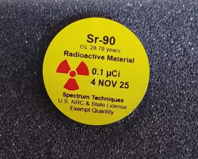 FUENTE DE CALIBRACION RADIOACTIVA ESTRONCIO 90-SPECTRUM TECHNIQUES, SR-90 (INC IGV)1