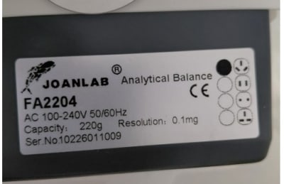 BALANZA ANALÍTICA - FA2204 (INC IGV)2
