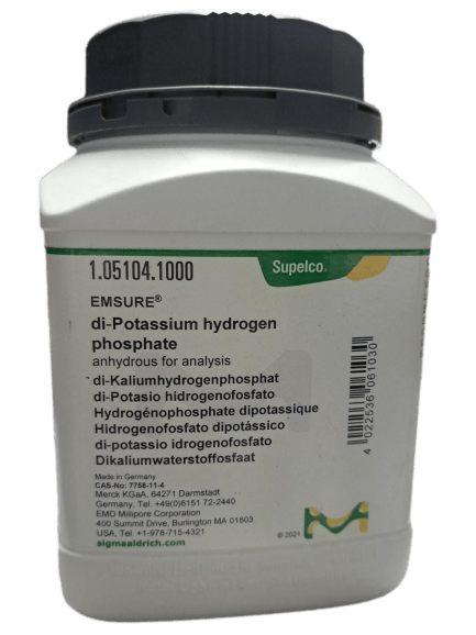 DI-POTASSIUM HYDROGEN PHOSPHATE ANHYDROUS FOR ANALYSIS 1KG-SUPELCO,1. ...