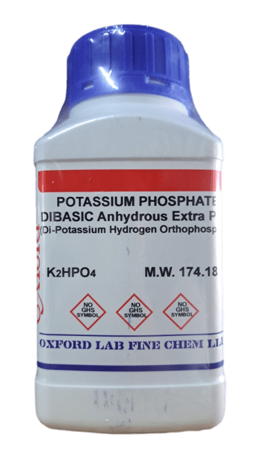 POTASSIUM PHOSPHATE DIBASIC ANHYDROUS 98% EXTRA PURE 1KG-OXFORD (INC ...