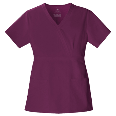 POLERA MEDICA MUJER CLASSIC BURDEO1