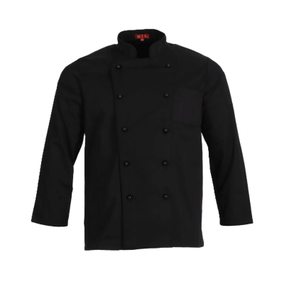CHAQUETA CHEF NEGRA GABARDINA MTX