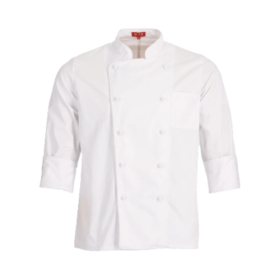 CHAQUETA CHEF BLANCA GABARDINA MTX