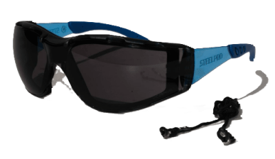 LENTE DE SEGURIDAD STEELPRO SPY FLEX PLUS GRIS