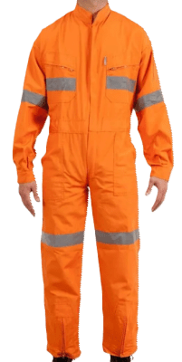 OVEROL ALASKA CANVAS NARANJO1