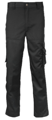 PANTALON CARGO ACTIVEX GABARDINA UPF 50 NEGRO