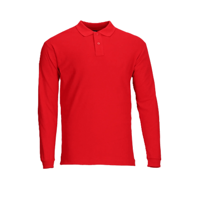 POLERA PIQUE 230 MTX ML ROJO