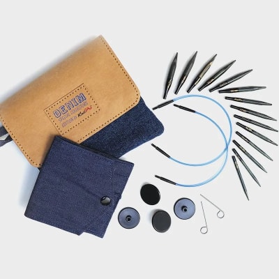 Indigo Wood Interchangeable Needle Set Mini1