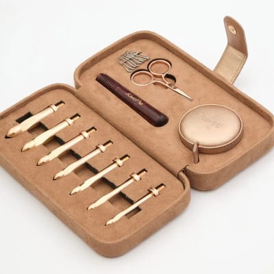 Oasis Rose Gold Interchangeable Crochet Hooks Set Chunky1