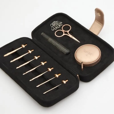 Oasis Rose Gold Interchangeable Crochet Hooks Set Starter1