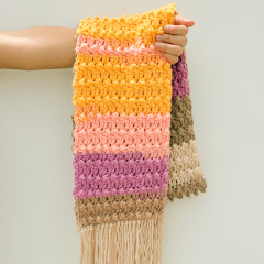 Kit bufanda a crochet