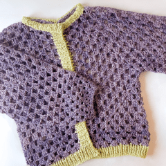 Kit cardigan hexagonal