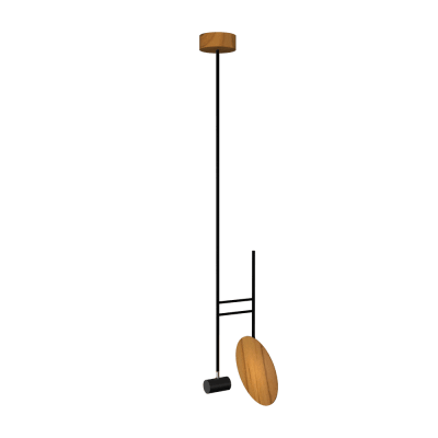 LAMPARA DE TECHO DOT 150X30X28 TEAK/LEAD GREY1