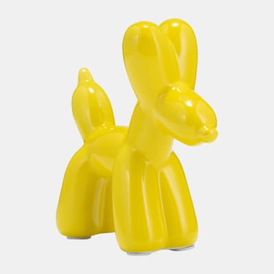 ESCULTURA BALLOON DOG YELLOW