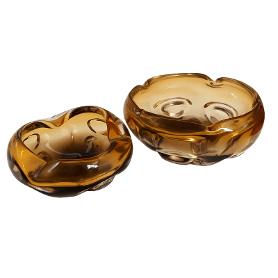SET CENICEROS DE VIDRIO