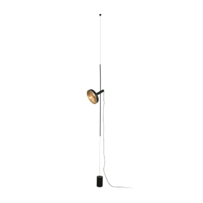 LAMPARA COLGANTE/PIE WHIZZ NEGRO - ORO