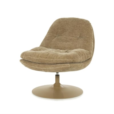 BUTACA GIRATORIA TROMBA TAUPE