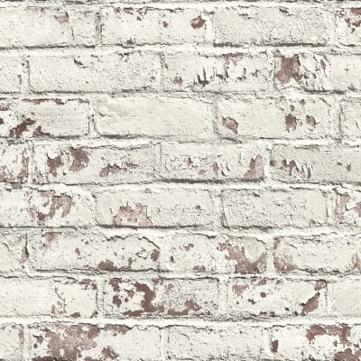 WALLPAPER DISTRESSED BRICK