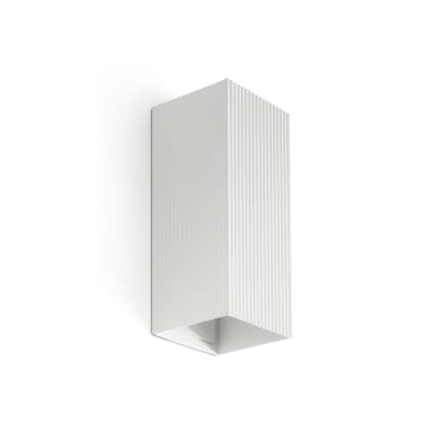 LAMPARA DE PARED LUNE BLANCA ESTRIADO 2L1