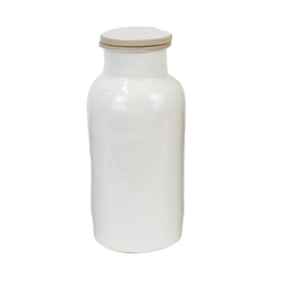 CERAMICA CANISTER BLANCO