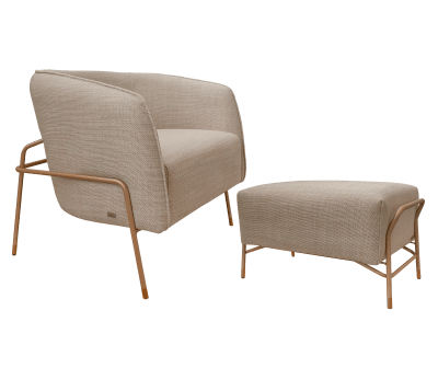 SET BUTACA Y PUFF BELLA