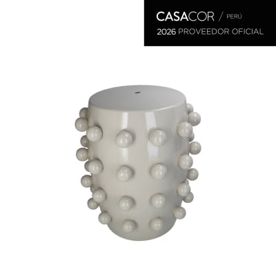 TABURETE BALL IVORY3