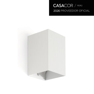 LAMPARA DE PARED LUNE BLANCA ESTRIADO