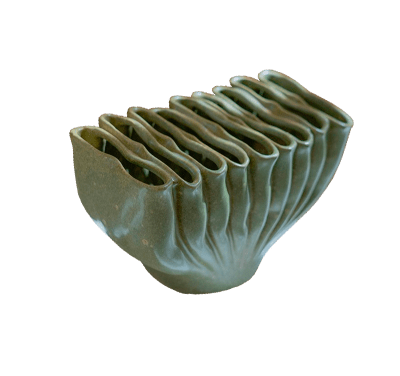 VASE FOLDS GREEN