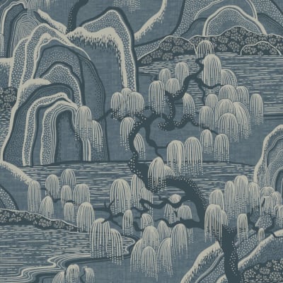 WALLPAPER INDIGO GARDEN1