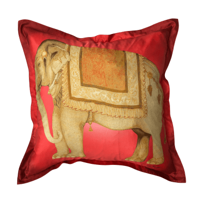 FUNDA ELEPHANT RED 46x46