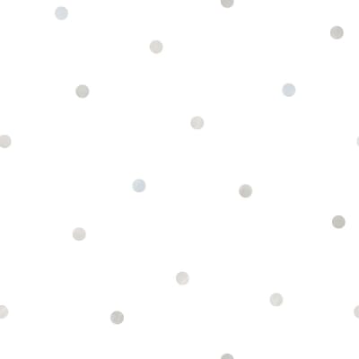 WALLPAPER JUST 4 KIDS DOTS GREY1