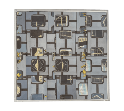 ESCULTURA GEOMETRIA DEL ATARDECER