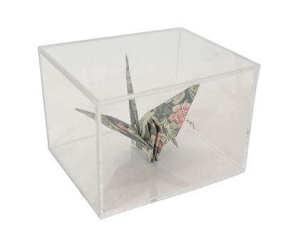 ADORNO GRULLA ORIGAMI VERDE1