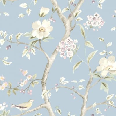 WALLPAPER LILLIAN AUGUST - SOUTHPORT FLORAL MULTICOLOR