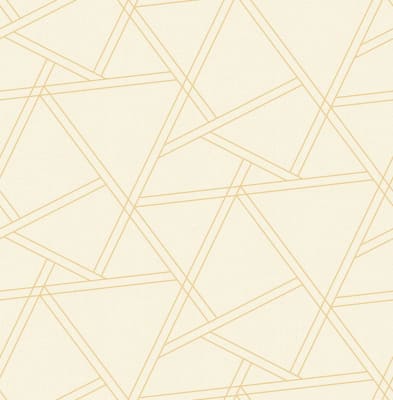 WALLPAPER RAILROAD GOLD/BEIGE