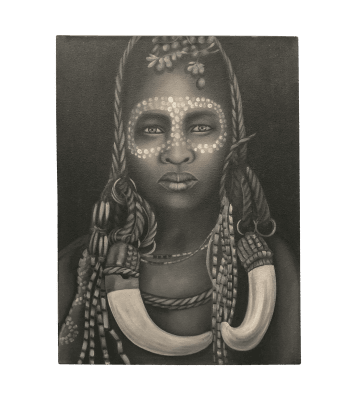 CUADRO MUJER AFRICANA