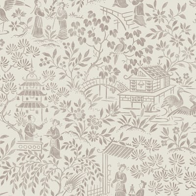 WALLPAPER ORIENTAL GARDEN 4273 NEUTRALS1