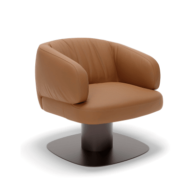 BUTACA GIRATORIA MORADA DISCO