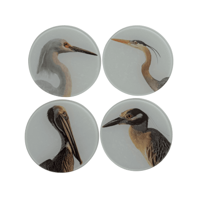 POSAVASOS AVES SET X 4