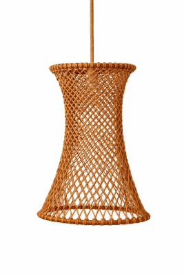 LAMPARA DE TECHO TULIPE OCRE MEDIANA