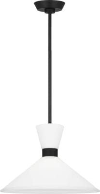 LAMPARA DE TECHO BELCARRA BLACK M