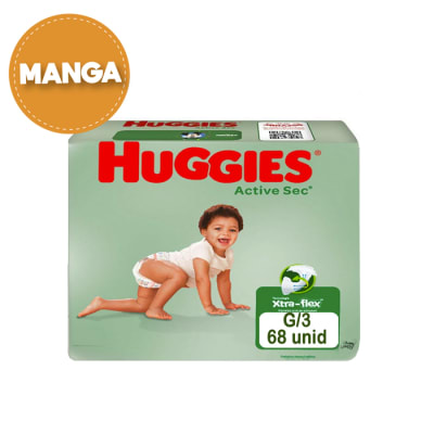 pañales huggies 68 unidades