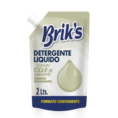Detergente Líquido Blanco Doypack 2 LT. Briks