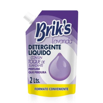 Detergente Líquido Lavanda Doypack 2 LT. Briks