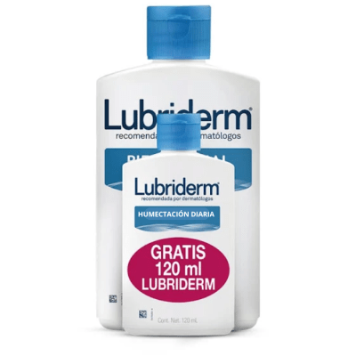 Crema Corporal Humectación Diaria 400 ml + 120 ml. Lubriderm