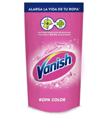 Quitamanchas Líquido Rosa 450 ml. Vanish